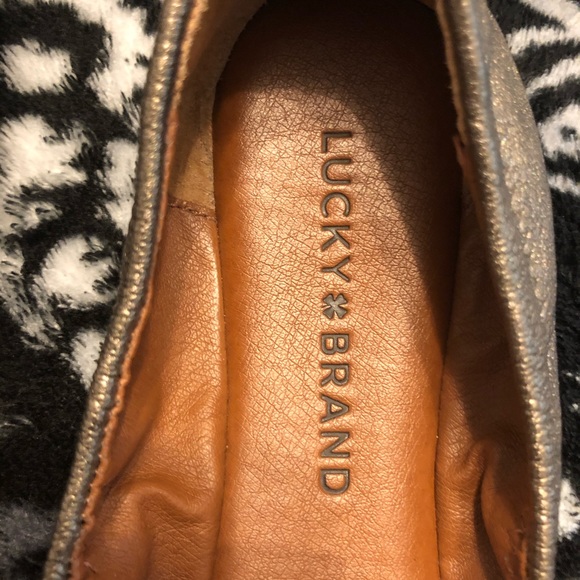 Lucky Brand Emmie Leather Flats 6.5 - Picture 7 of 9